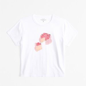 Abercrombie & Fitch Short Sleeve Cake Graphic Skimming Tee